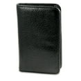 thumbnail image 2 of Julia Buxton Women's Hudson Pik-Me-Up Snap Card Case Leather, Black, 2 of 7