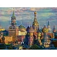 thumbnail image 2 of Gavidia, Pedro 32x25 White Modern Wood Framed Museum Art Print Titled - Moscow Russia domes and peaks, 2 of 4