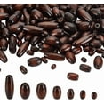 thumbnail image 2 of Wood 350Pcs Natural Oval Wood Beads 7 Sizes Coconut Brown Wooden Spacer Beads Tiny Barrel Wooden Tube Beads Loose Beads for Crafts Necklace Bracelet Earring DIY Jewelry Making Hole: 2.5mm, 2 of 7