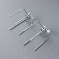 thumbnail image 4 of COOPHYA 1 Pair Stainless Steel Barbecue Skewer Rotisserie Meat Forks, 4 of 8
