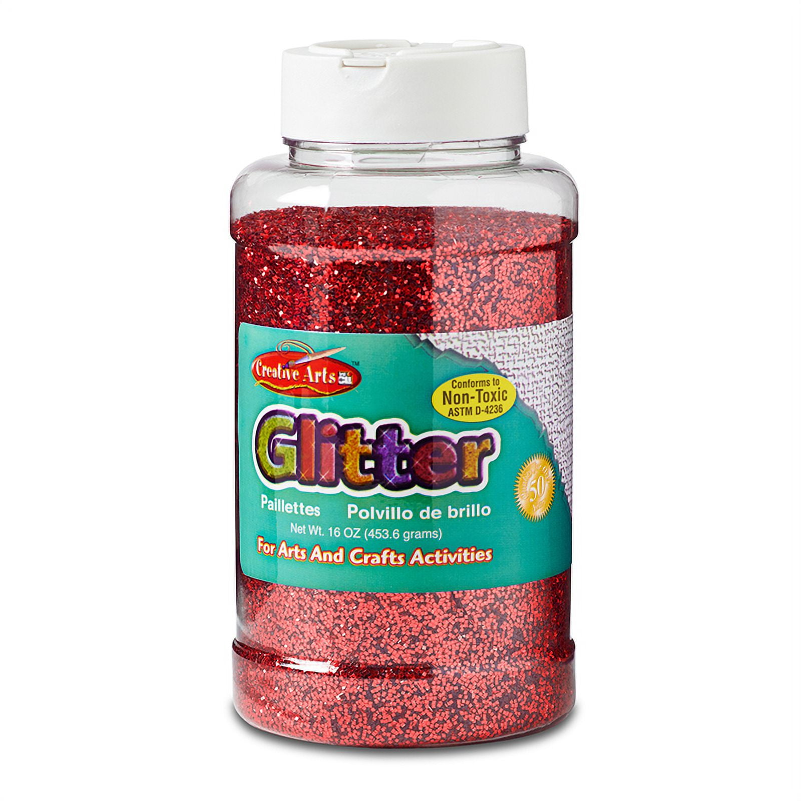 Red Glitter Bottle 16 oz, Set of 3
