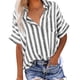thumbnail image 1 of Camisas de Manga Corta para las Mujeres Impresas Cuello Redondo Blusa Casual, Camisas de Manga Corta para las Mujeres, 1 of 9