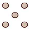 thumbnail image 1 of Ounissouiy La estera para hornear de silicona antiadherente ahorra tiempo y esfuerzo con una artesanía práctica, dureza fuerte de 22,8 cm Type2 NO2, 1 of 6