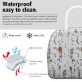 thumbnail image 3 of Womens Halloween Dancing Skeletons and Pumpkins Lunch Box for Work,Insulated Lunch Bag for Women,Loncheras Para Mujer,Leakproof Adult Lunch Bag for Work,Beach,Travel,Picnic,Camping, 3 of 7
