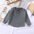 thumbnail image 5 of Tranfacy Kids Boys and Girls 1 to 11 Years Fall Hoodless Sweatshirts Green Stripe Fake 2 Piece Thin Long Sleeve Round Neck Fashion Daily Tops, 5 of 5