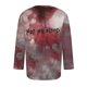 thumbnail image 4 of Camisas de Manga Larga para Hombres Imprimir Blusa de Manga Corta de Cuello Redondo, Camisas de Lino para Hombres, 4 of 4