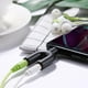 thumbnail image 5 of Adaptador de extensión de 3,5 mm 1 a 2 Divisor de audio para auriculares Negro, 5 of 5
