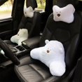 thumbnail image 6 of Plush Bear Cushion Neck Lumbar Pillow Comfortable Universally Vehicle Accessories, 6 of 8