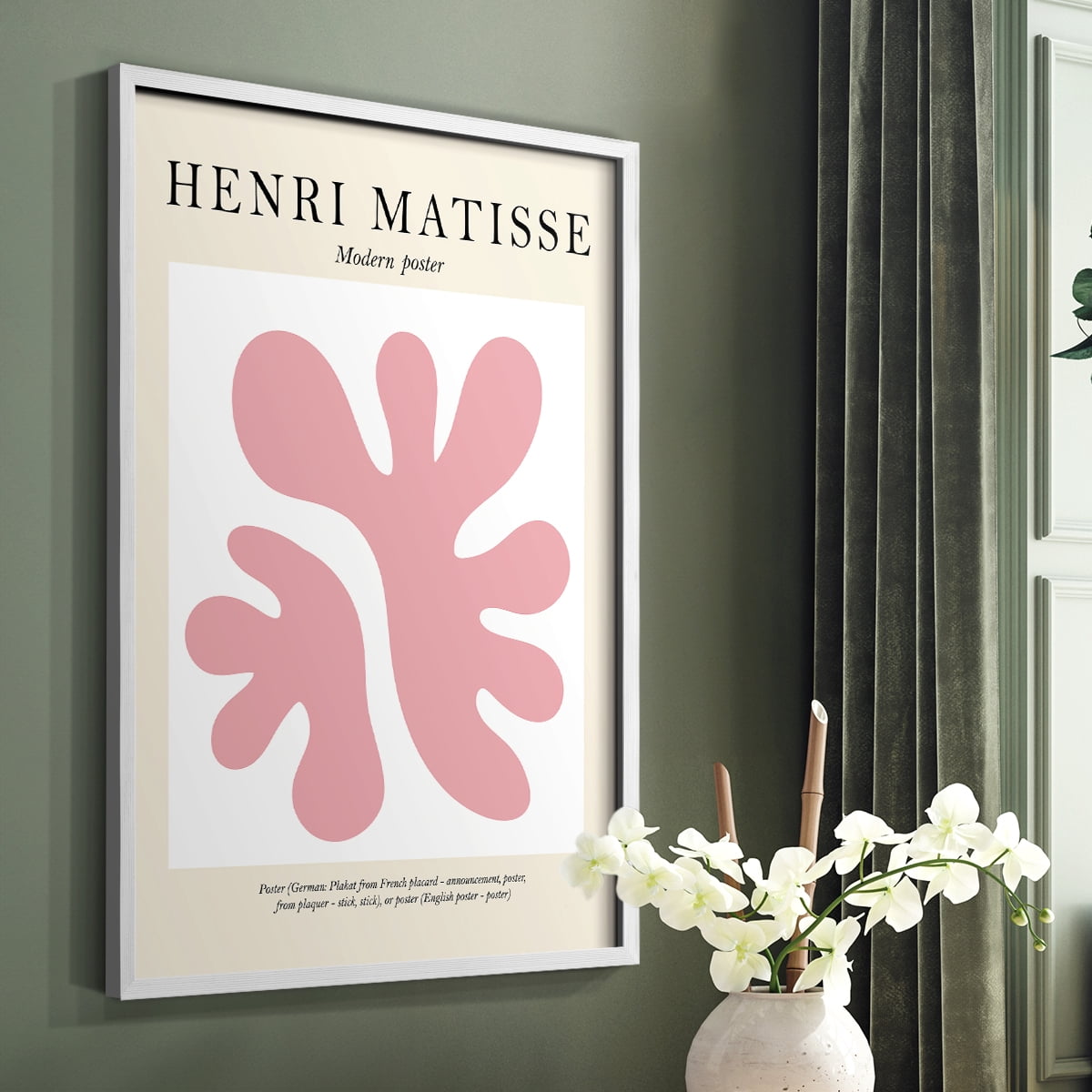 Matisse LXXII Framed Print - Solid Wood