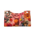 thumbnail image 2 of Pofeuu Vibrant Floral Collage Portrait Print Tissue Box Cover, Modern Decorative PU Leather Rectangular Tissue Box Case Organizer Holder for Vanity Countertop, Night Stands, Livingroom, 2 of 7