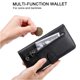 thumbnail image 4 of Estuche de Cuero PU con Cierre para Motorola MOTO G9 Play , Funda Protectora con Billetera y Correa, 4 of 5