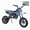 Blue White, variant on Seipouy 49cc Kids Dirt Bike, Gas Power 2-Stroke Dirt Bike, Motocross with Off-Road Tires Shock Absorption Springs Soft Seat Cushion Pocket Motorbike with Front Rear Disc Brakes for Uphill