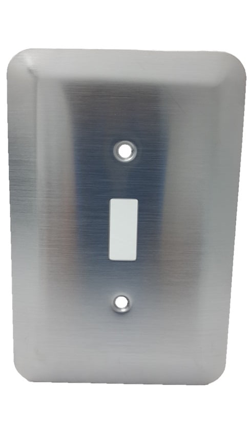 Leviton Satin Chrome Switch Cover Wallplate Switchplate 89301-SSS