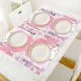 thumbnail image 2 of Kuromi And My Melody Placemats for Dining Table Set of 4, Decorative Place Mats for Kitchen Table Heat Insulation Stain Resistant Table Mats 12 X 18 Inch, 2 of 8