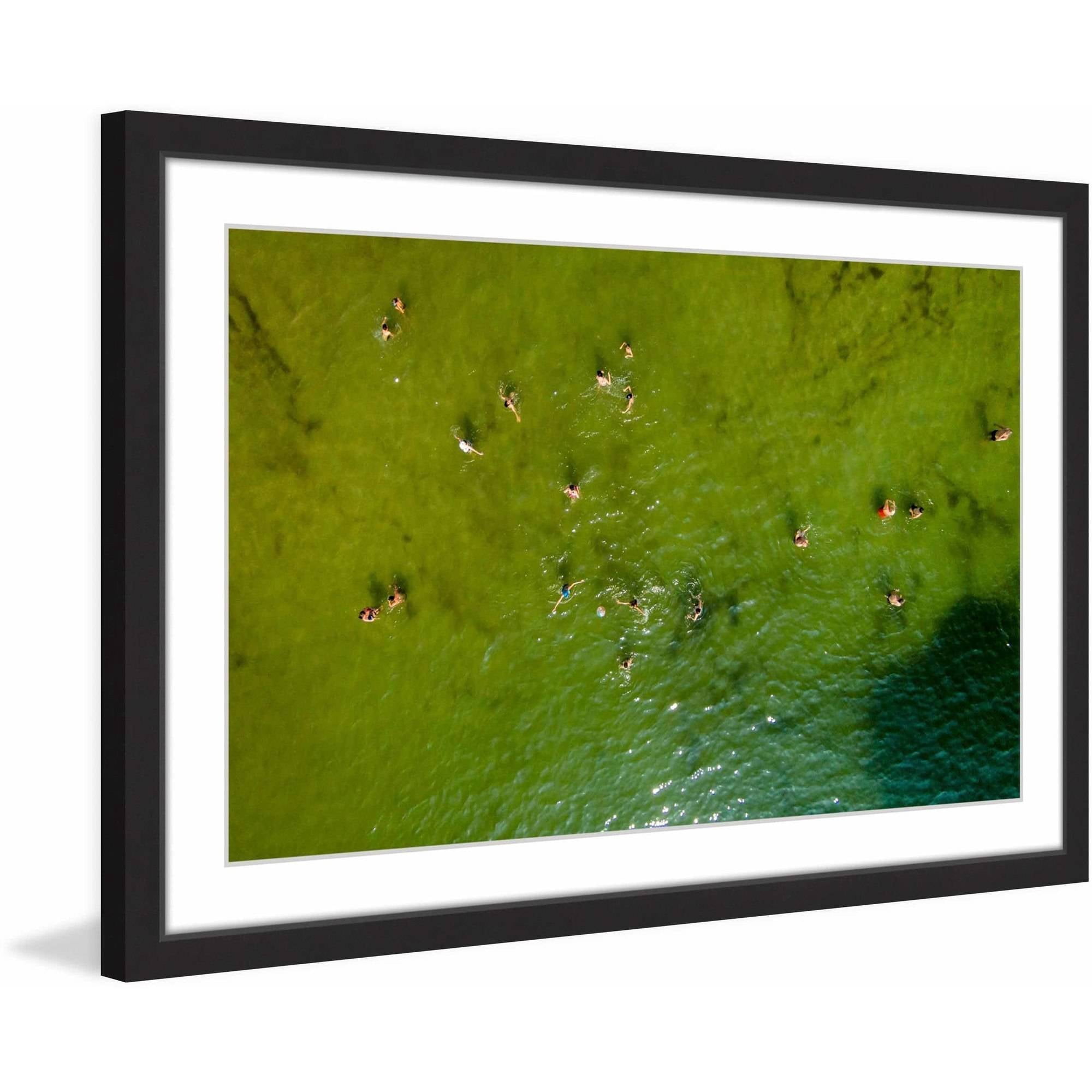 Marmont Hill "Green Water" by Karolis Janulis Framed Painting Print