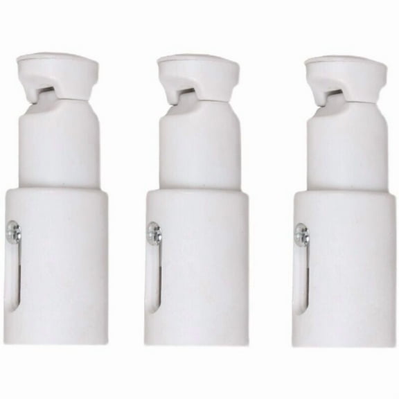 3-Piece Radiator Bracket Set for Straight or Curved Bathroom Towel Rails, Compatible with Various Brands