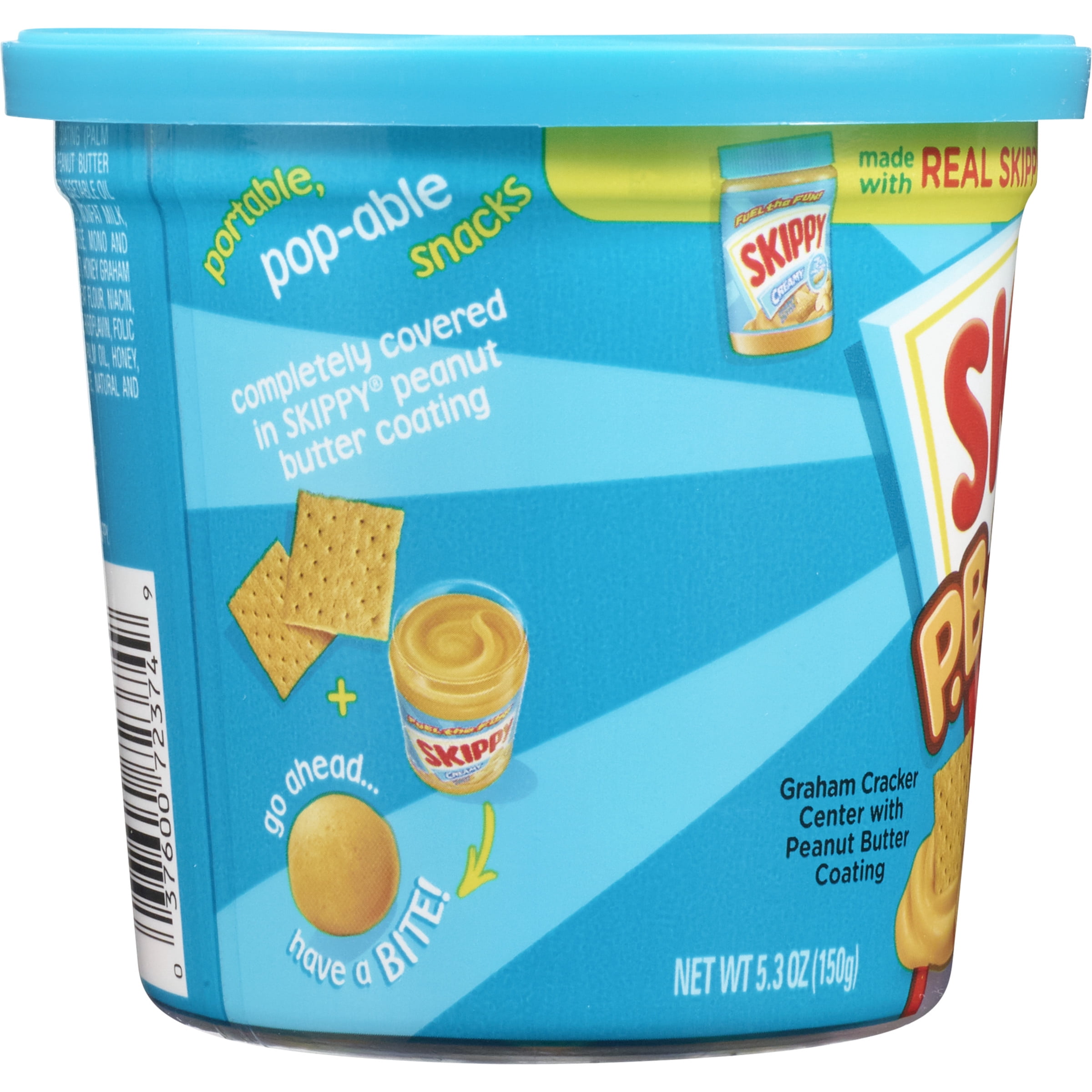 SKIPPY PB Bites Graham Cracker, Peanut Butter Snack, 5 oz