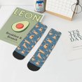 thumbnail image 7 of Pofeuu French Bulldog Yoga Print 30cm Socks, Adult Running Hiking Socks for Youth and Adult, 7 of 7