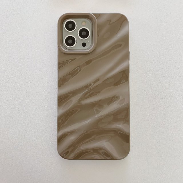 Funda Blanda Ondulada Estereoscópico Para iPhone 11 Pro Max X XR XSMAX 7 8 Plus Protectora Anticaída