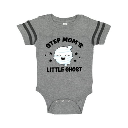 

Inktastic Cute Step Mom s Little Ghost with Stars Gift Baby Girl Bodysuit