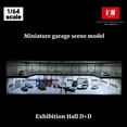 thumbnail image 5 of 1/64 Diorama Car Garage Model, 3 LED Modes Parking Lot Showroom Scene Display Case,Diecast Garage Model Car Showroom Model,Three Adjustable Lights, Dustproof Acrylic Collection Storage, 5 of 24