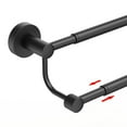 thumbnail image 1 of Toallero BeSy ajustable de 42 a 66 cm, doble acero inoxidable SUS304, 1 of 9