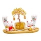 thumbnail image 3 of Figura de gato de la suerte, árbol del dinero, adorno de escritorio, decoración Feng Shui, Maneki Neko A, 3 of 9