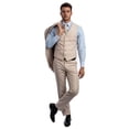 thumbnail image 2 of Men's 3pc Solid Suit, Notch Lapel, 2 of 4