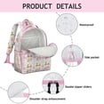 thumbnail image 4 of Princess Magic Pattern Backpack for School,Cute School Bag,Schoolbag with Adjustable Shoulder Straps & Padded Back,15.25"x11.5"x5.25", 4 of 5