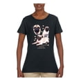 thumbnail image 2 of If It's Not a Pug It's Just a Dog Gift | Womens Dog Lover Graphic T-Shirt, Black, Small, 2 of 3