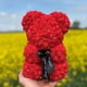thumbnail image 2 of Oso de peluche rosa Artificial para mujer, decoración navideña para el hogar, regalos de San Valentín, 25cm/40cm, envío directo, 2 of 4