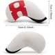 thumbnail image 4 of Rojo, funda impermeable para palos de golf, funda de piel sintética para palos de golf, 4 of 5