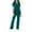 Green, variant on Vibrex Women's Scrub Set: Short-Stretch Sleeve V-Neck Top & Drawstring Pants - Multi-Pocket, Loose-Fit Uniform for Nurses, Caregivers, Medical Staff (Multiple Colors)
