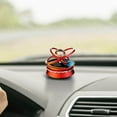 thumbnail image 1 of Dalazy Car Air Freshener Solar Power Suspension Aromatherapy Smell Rotating red, 1 of 8