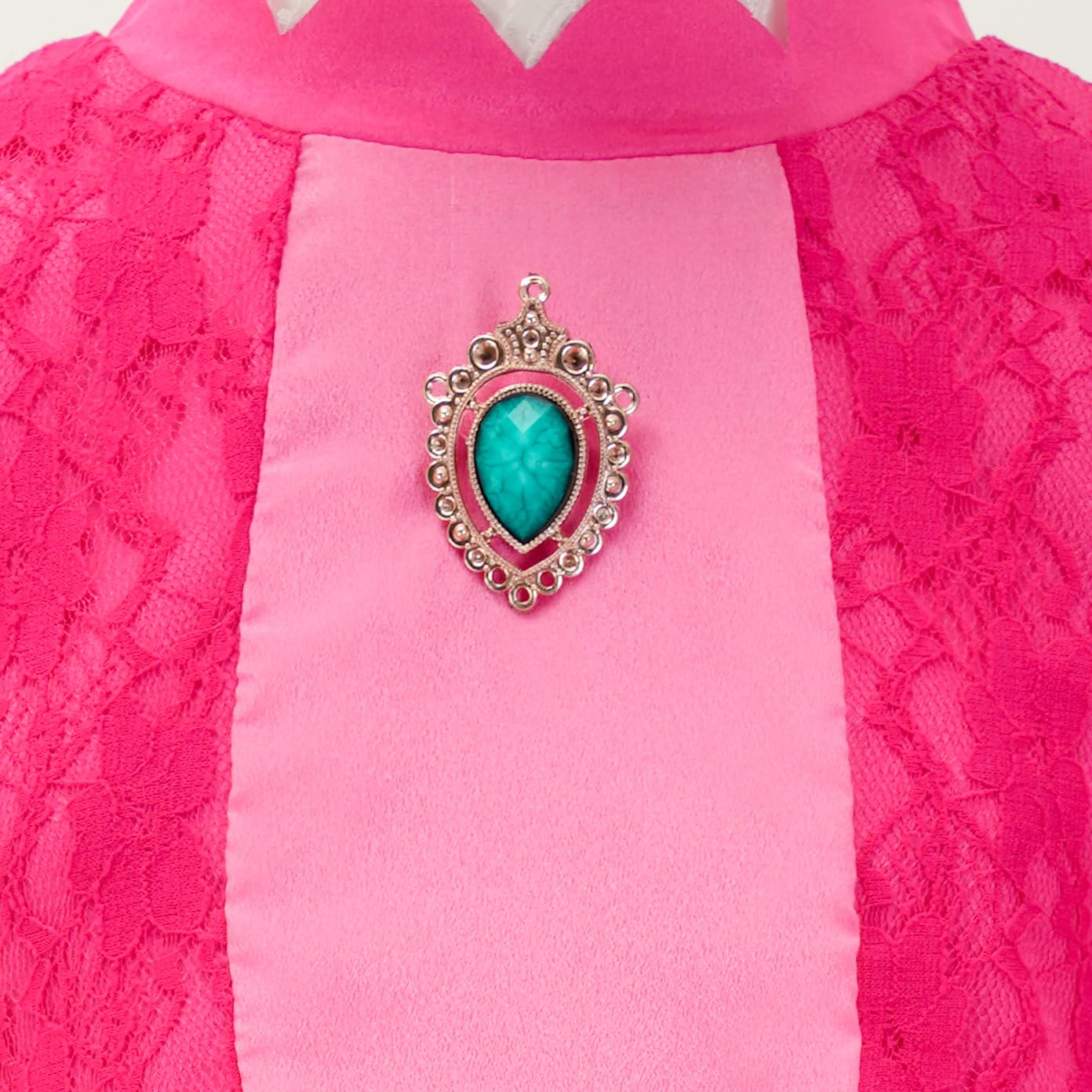 GZ-LAOPAITOU Princess Peach Costume for Girls Princess Peach Dress Birthday Dress Up Cosplay 3-12Years - image 5 of 5