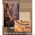 thumbnail image 5 of KUNINDOME Sparkling Metallic Shawls and Wraps with Buckle,Women Shawls and Wraps for Evening Dresses Party, Dark Champagne, 5 of 5