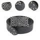 thumbnail image 2 of Cinturón de cintura para Cosplay del Renacimiento Medieval, PU, para accesorios de escenario de juego de roles Negro, 2 of 8