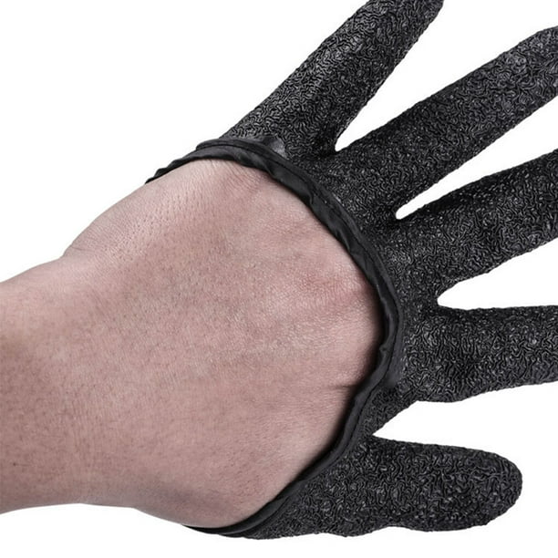 Fishing Glove for Men with Release, Puncture Resistant Fish Glove for  Handling, Catching, Cleaning, Anti Textured Grip Palm Left-handed style 