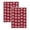 Red, variant on Trivibe 2‑Pack Fall Pumpkin Embossed Hand Towels Absorbent Soft Cotton Blend Towels for Bathroom Kitchen Thanksgiving Harvest Seasonal Home Decor