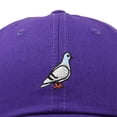 thumbnail image 2 of Dalix Pigeon Embroidered Cap Cotton Baseball Dad Hat for Men & Women Casual Cool in Purple, 2 of 5