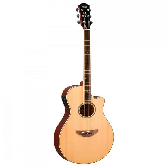 Guitarra Electroacústica Yamaha APX600 Abeto Natural Derecha