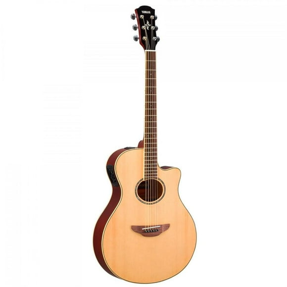 Guitarra Electroacústica Yamaha APX600 Abeto Natural Derecha