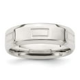 thumbnail image 6 of 925 Sterling Silver 6mm Polished Fancy Band Ring Size 8, 6 of 7