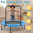 thumbnail image 5 of ALPULON 3FT Trampoline for Kids, Foldable Trampoline Indoor/Outdoor, Easy Storage, for Playtime or Birthday Gifts, 5 of 9