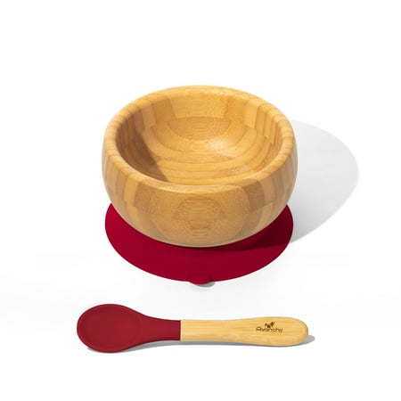 Baby Bowl   Spoon | Bamboo & Silicone
