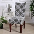 thumbnail image 4 of Stretch Dining Room Chair Slipcovers Spandex Fabric Removable Washable Chair Protector Cover for Dining Room, Hotel, Ceremony, Wedding, Party (Ee, 6 Per Set), 4 of 4