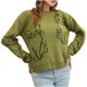 thumbnail image 1 of Suéter de cuello redondo para mujer, blusa de manga larga informal de punto a la moda Fridja  hjk1900, 1 of 7