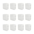 thumbnail image 1 of Pack 12Pzs Caja Estanca Conos CCTV Presion 8x8x4.5 IP55 blanco 8cm, 1 of 5