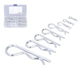 thumbnail image 1 of R Hitch Pins, 125PCS/Set Assortment Quick Anti Wear Cotter Clip  for Machinery for Trucks for Garage, 1 of 8