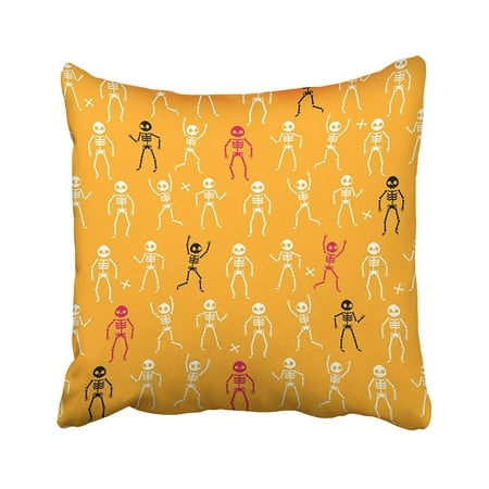 Cmfun Arm Of Funny Skeletons On Yellow Orange Body Bone Cartoon